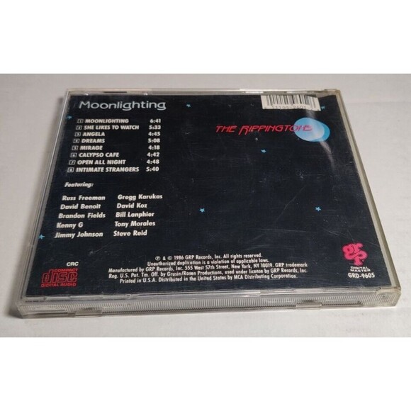 Moonlighting by The Rippingtons (CD, 1990) - Picture 2 of 3